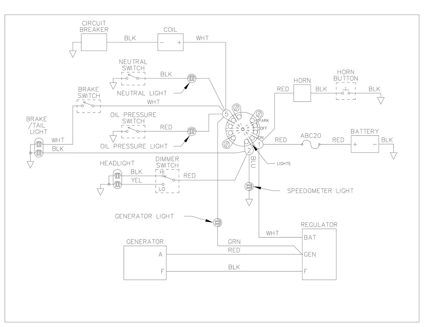 Harley 5 Pole Ignition Switch Wiring Diagram Wiring Diagram